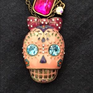 Sugar skull necklace